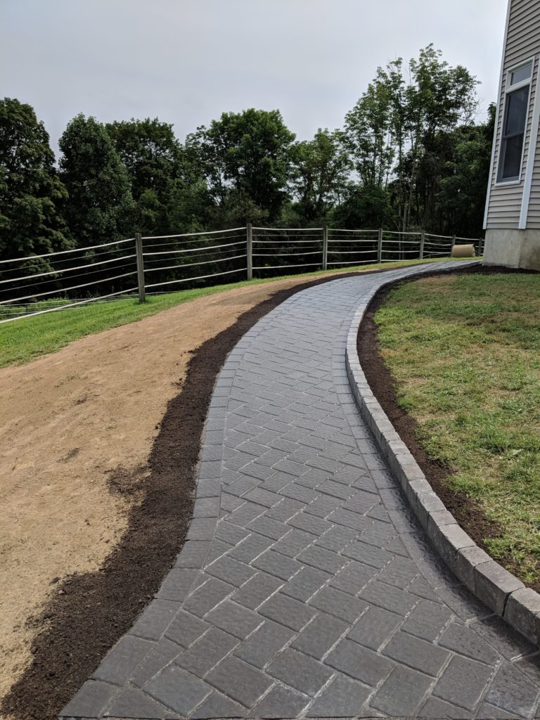 Cambridge paver walkway New Jersey